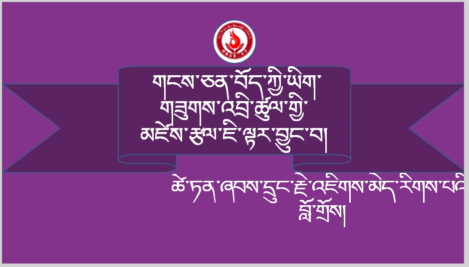 理塘县第二中学中学八年级下学期藏语文《 གངས་ཅན་བོད་ཀྱི་ཡིག་གཟུགས་འབྲི་ཚུལ་གྱི་ མཛེས་རྩལ་ཇི་ལྟར་བྱུང་བ།》课件