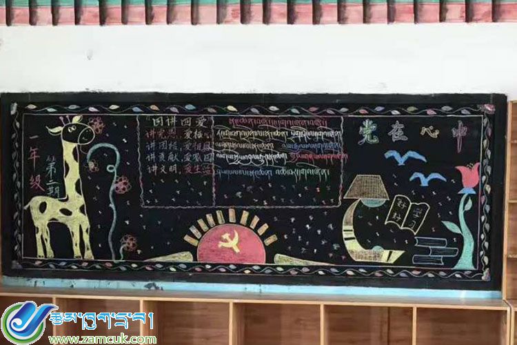 党在心中黑板报